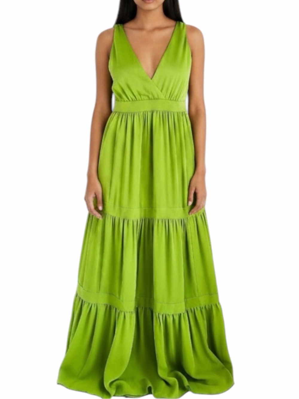 NEW TALBOT’S Silk Halter Maxi Dress Size 2P